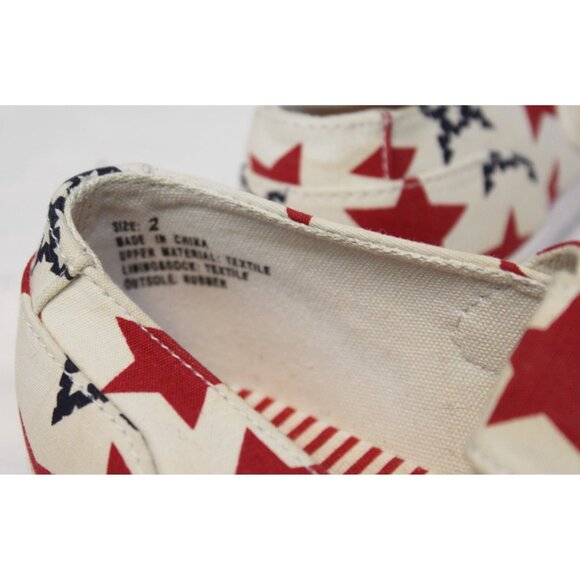 2003 Gymboree Little Firecracker Canvas Sneakers Shoes sz 2 Stars 4th of July - Picture 8 of 8